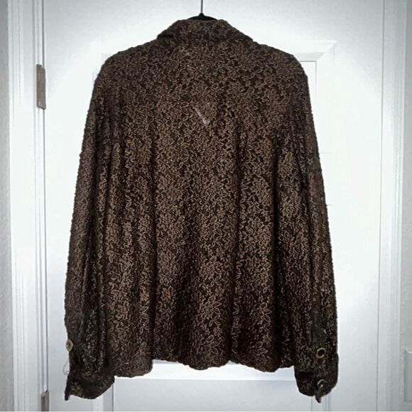 Vintage Chico’s Lace Button Front Jacket  Chicos - Picture 6 of 7